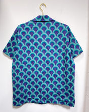 Load image into Gallery viewer, Button Up Shirt with Art Deco Motif (M)
