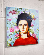 Load image into Gallery viewer, Woman in Red Earrings, Oil Painting
