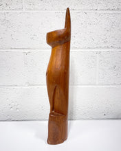 Load image into Gallery viewer, Mid Century Teak Siamese Cat Statue
