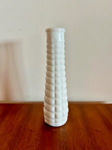 Milk Glass Tube Vase