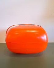 Load image into Gallery viewer, Vintage MCM Orange Plastic Picnic Set
