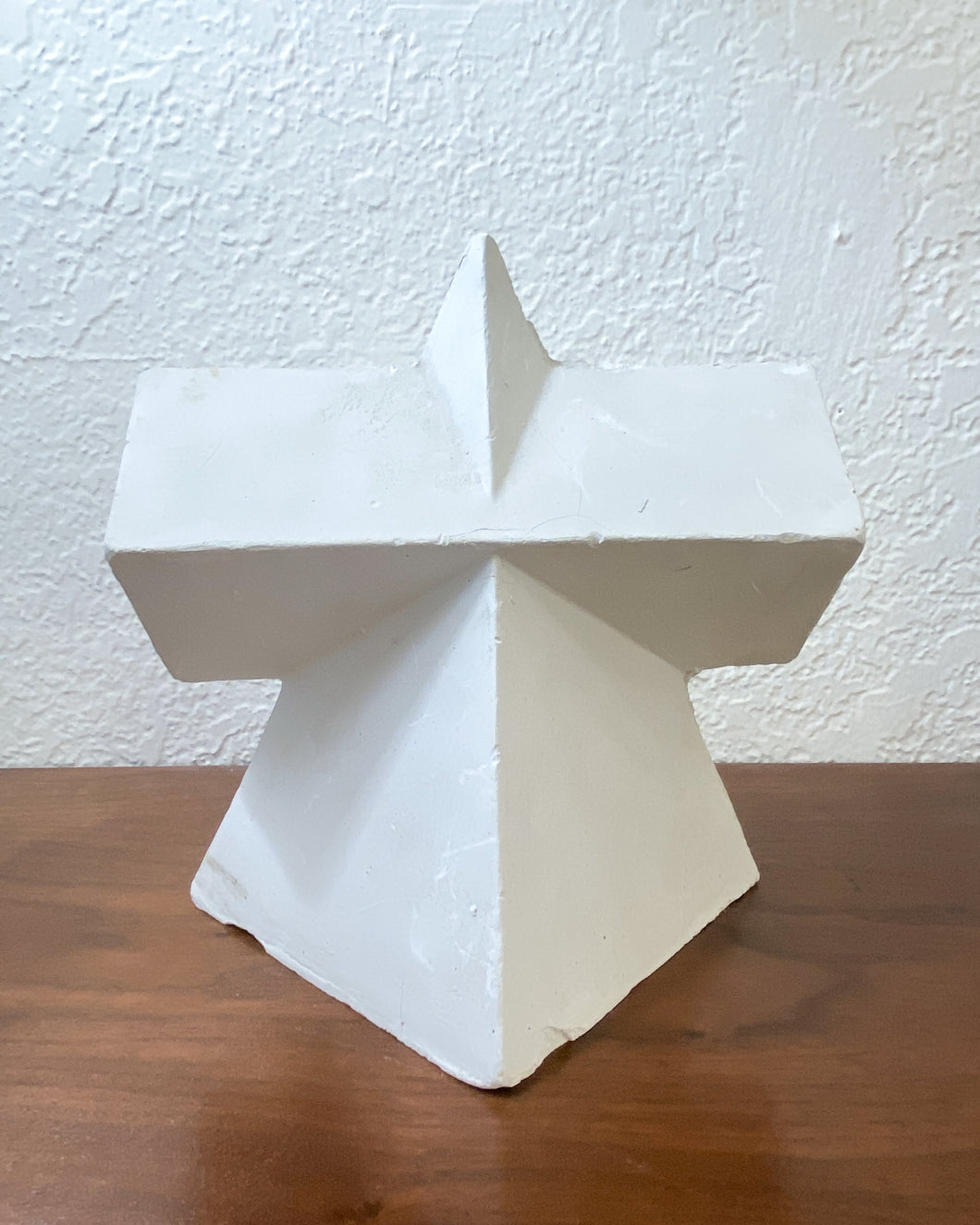 Plaster Geometric Sculpture 1