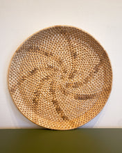 Load image into Gallery viewer, Vintage Round Woven Tray
