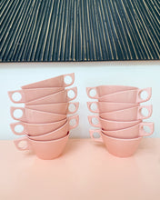 Load image into Gallery viewer, Vintage Bubblegum Pink Melamine Dish-ware - Set of 55
