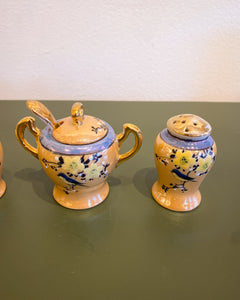 Vintage 4 Piece Japanese Lustreware Set