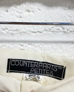 Vintage Cream Counterparts Petites Slacks (10)