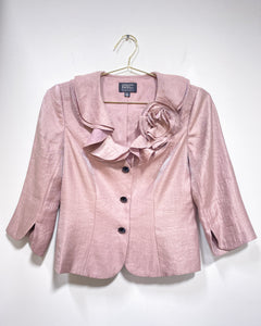 Adrianna Papell Mauve Metallic Evening Jacket (4P)