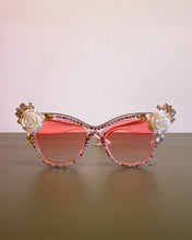 Load image into Gallery viewer, Pink Jeweled Cat Eye Sunnies
