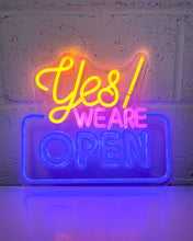 Load image into Gallery viewer, Yes! We Are Open LED Sign
