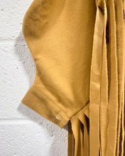 Load image into Gallery viewer, Felt Sleeved Poncho with Fringe (M)
