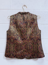 Load image into Gallery viewer, Gold Paisley Vest (M)
