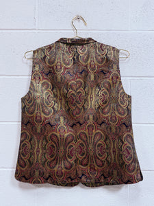 Gold Paisley Vest (M)