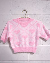 Load image into Gallery viewer, Super Soft Baby Pink Blouse with Hearts (L)
