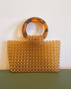 Amber Beaded Handbag