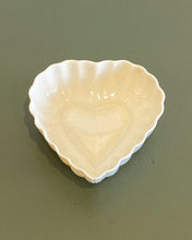 Load image into Gallery viewer, Vintage Heart Shaped Porcelain Catchall - Made in Ireland
