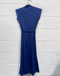 Vintage Navy Blue Dress (9)