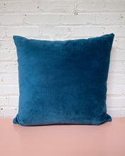 Load image into Gallery viewer, Square Jeweled Tone Teal Pillow
