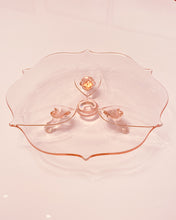 Load image into Gallery viewer, Vintage Pale Pink Footed Glass Catchall
