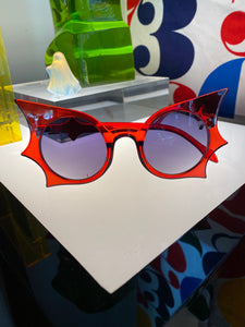 Retro Red Sunglasses