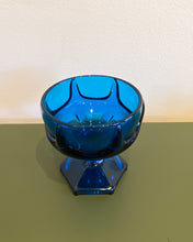 Load image into Gallery viewer, Vintage Viking Bluenique Pedestal Candy Dish
