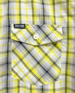 Zoo York Yellow Plaid Button Up (XL)