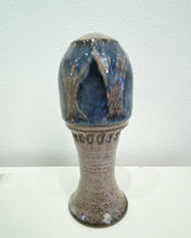 Load image into Gallery viewer, Tall Stoneware Vessel with Bells inside, Signed by listed artist Wasserman
