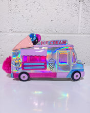 Load image into Gallery viewer, Irridescent Ice Cream Truck Purse
