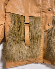 Load image into Gallery viewer, Faux Leather and Fur Jacket
