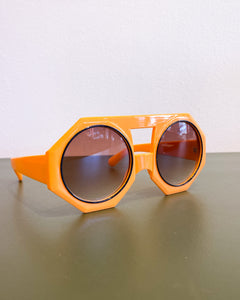 Cantaloupe Coloured Round Sunnies