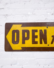 Load image into Gallery viewer, Vintage Open House Handpainted Signage
