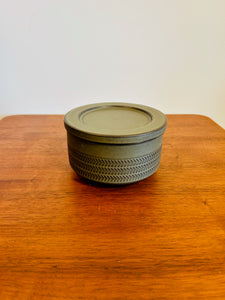 Green Ceramic Bowl with Lid