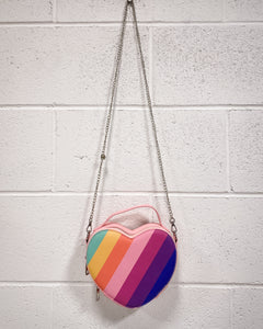 Rainbow Heart Purse