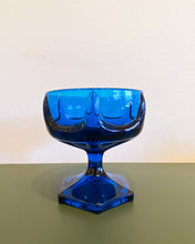 Load image into Gallery viewer, Vintage Viking Bluenique Pedestal Candy Dish
