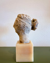 Load image into Gallery viewer, Ancient Greek Terracotta Bust on Onyx Stone Base
