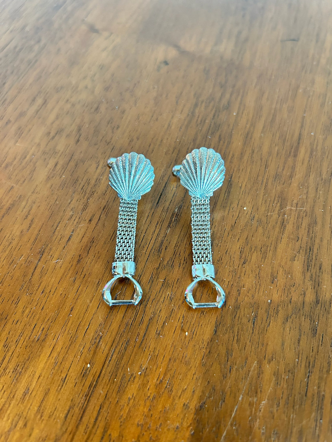 Silver Shell Cufflinks