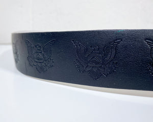 Black Emerica Belt with Eagle Motif (36-38)