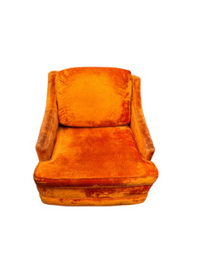 Vintage Orange Lounge Chair