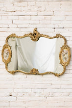 Load image into Gallery viewer, 1940s Rococo Style Giltwood Mirror With Plaques
