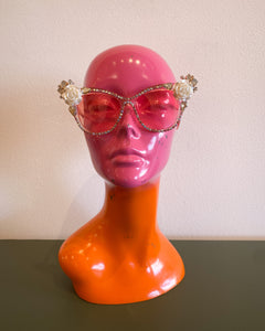 Pink Jeweled Cat Eye Sunnies