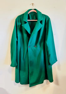 Emerald Green Trench Coat