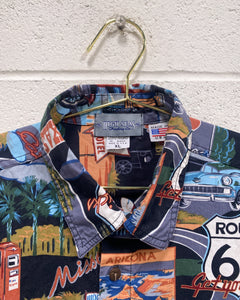 Route 66 Landmarks Button Up Shirt (XL)