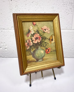 Vintage Floral Bouquet Vase