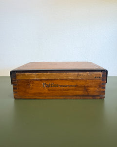 Vintage Pattie’s “Cellophane” Wood Box