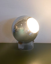 Load image into Gallery viewer, Vintage Chrome Eyeball Lamp on Lucite Stand
