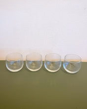 Load image into Gallery viewer, Set of 4 Ribbed Small Roly Poly Glasses
