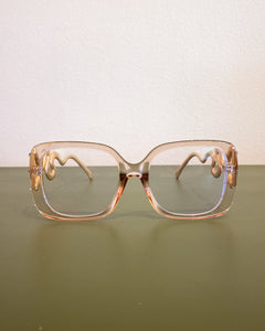 Clear Glasses with Snake Temples