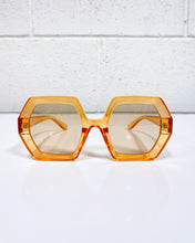 Load image into Gallery viewer, Amber Octagonal Sunglasses
