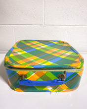 Load image into Gallery viewer, Vintage Plaid Small Luggage Bag
