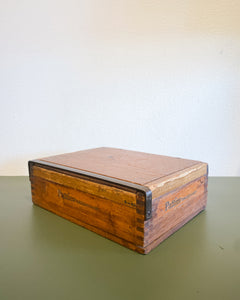 Vintage Pattie’s “Cellophane” Wood Box