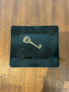 Golden Skeleton Key Vanity Tray 1960s